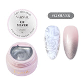 3-in-1 Stamping Ombre Paint Gel - 12 Silver